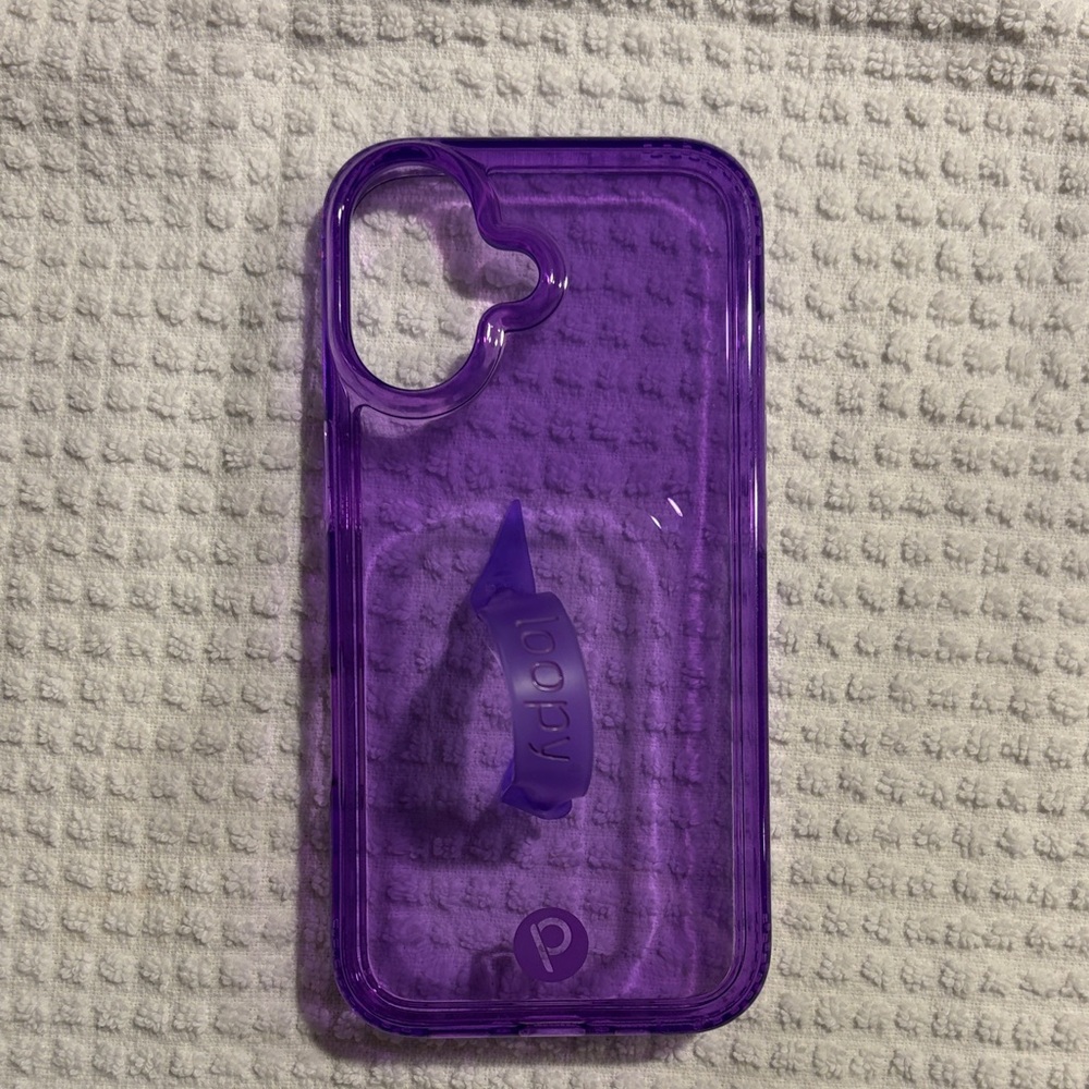 iPhone 17 Loopy Case Transparent Purple